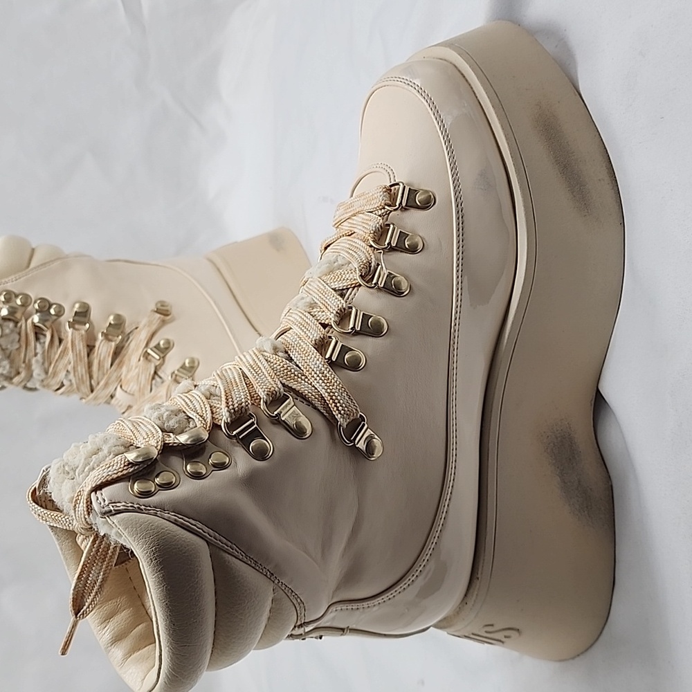 CIRCUS NY●BY SAM EDELMAN●LADIES 6.5●GAIL●DISTRESSED● LACE-UP HIKING BOOTS●NWOB● - Picture 7 of 16